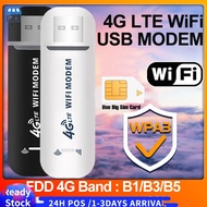【Shipped From Penang】4G LTE Wireless USB Modem Dongle 150Mbps for Laptop PC Network Sim Card WiFi Hotspot Modified Unlimited WiFi Network Adapter 4G Card Router