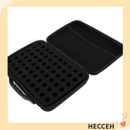 HECCEH Alcoho Ink Storage Organizer, Holds 60 Bottles Internal Pockets Alcohol Ink Storage Box, Shoc