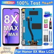 For Huawei Y Max LCD/Honor 8X Max LCD ARS-L22 ARS-AL00 LCD Display Touch Screen With Frame Digitizer