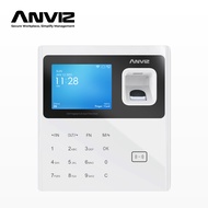 ANVIZ CX2 Fingerprint Biometric and Card Time Attendance Machine for Small Business, 500 Users, Free Cloud Software