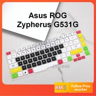 Keyboard Cover Asus ROG G15 G512L Zypherus G531G Gaming Laptop Keyboard Protector 15.6 Inch ROG 3 S7