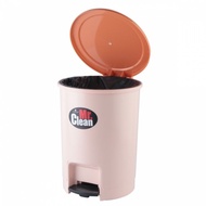 Mr.Clean Round Trash Bin Pedal/6l And 12.4litre Assorted Colours