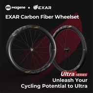 Magene EXAR Ultra 2023 Carbon Fiber Disc Wheelset Carbon Spokes 1290g