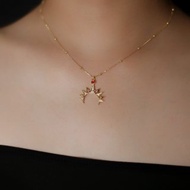 希繆原創設計 新品上新 塔物系列 女皇塔羅牌皇冠寶石鎖骨鏈