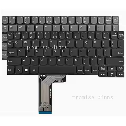 M For Lenovo Ideapad D330-10IGD335-10IGD330-10IGL Laptop Keyboard Black / Gray