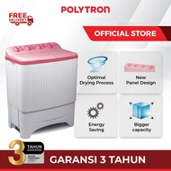 POLYTRON Mesin Cuci 2 Tabung 7 Kg Primadona Giant PWM 7073P