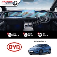 BYD Sealion 7 Navigation & Instrument Panel Tempered Glass Screen Protector