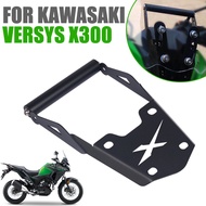 Motorcycle Accessories Navigation Bracket Mobile Phone GPS Plate Stand Holder Handlebar For KAWASAKI