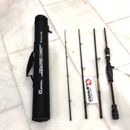 EUPRO TRAVEL bc ROD 6‘6kaki 6-15/8-20lb 4piece rod