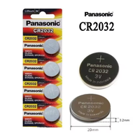 ของแท้ CR2032 ถ่านกระดุม Panasonic รุ่น CR2032 3V Lithium Battery พร้อมส่ง (1 Pack มี 5 pcs)