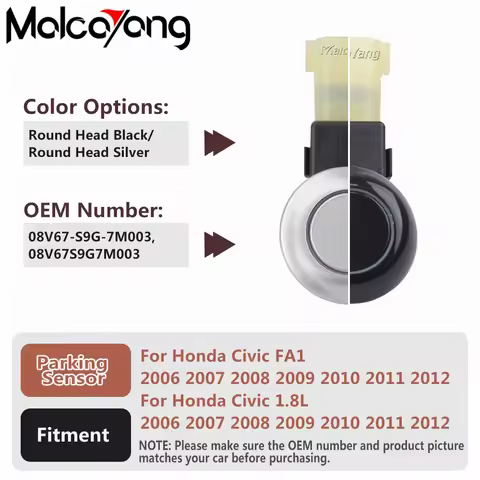 Car Parktronic PDC Parking Sensor For Honda Civic 8 4D FA1 1.8L 2006 2007 2008 2009 2010 2011 2012 0