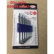Hexagon set 7 pieces TTR-S7 short ball head 95 degrees Eight Japan