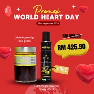 OLIVIE POWER UP EXP 2027 (100g) & (340g) MINYAK ZAITUN DARI SEPOHON POKOK ZAITUN OLIVE OIL ORGANIK