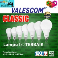 Valescom LED Bulb Home Office SNI Classic Bulb 3W 5W/ 7W/ 9W/ 12W/ 15W/ 18W/ 23W/