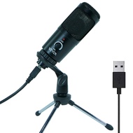USB Microphone,VEYDA Metal Condenser Recording Microphone for Laptop MAC or Windows Cardioid Studio 