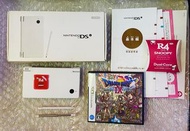 NDS 極接近全新 送 R4 card 雪白色系列 ndsl 有盒套裝 一買即玩 good condition 👍 gameBoy Advance 遊戲機 掌上遊戲機 圖鑑 牧場物語  ndsi 月光