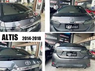 小亞車燈改裝＊全新 ALTIS 11代 11.5代 14 15 16 17 18 年 刀鋒款 亮黑 鴨尾 尾翼