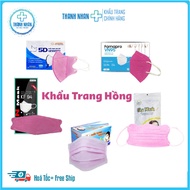 Pink Masks Are Sold on the Market:KF94.N95,5D,4D,3D,Sunscreen,Dustproof,UV Rays,Fashion Design.