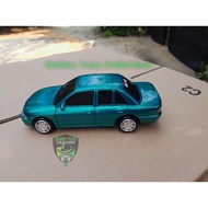 Replika kereta proton wira scale 1/24 Green BG29P