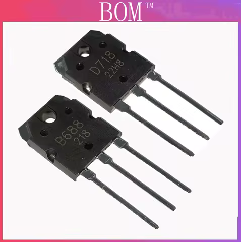 4pcs 2SD718 2SB688 TO-3P D718 B688 Audio Amplifier Transistor