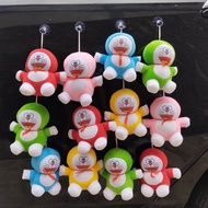 Boneka doraemon warna warni gantungan kaca mobil aksesoris interior mobil ringan