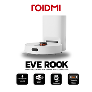 ROIDMI EVE ROOK หุ่นยนต์ดูดฝุ่นนี้ใช้ระบบนำทางเลเซอร์ LiDAR พลังดูดสูงสุด 5000 Pa รองรับการทำงานSmar