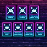 Aesthetic name decoration Wall Display Collect Point Wooden Poster - Latest Model Bedroom decoration