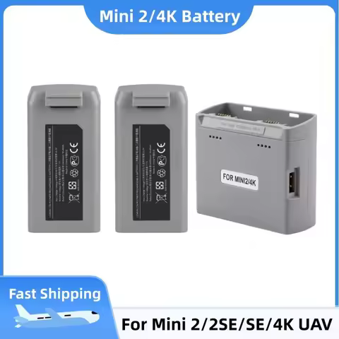 Mini 2 / 2SE / SE / 4K Battery Kit With Charging Hub Support PD Fast Charge 2400mAh 31 Mins Flight T