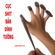 WALL SHIT Rubber Chicken Shooting Entertainment Stress Relief, Wall Stick Chicken Entertainment Toys