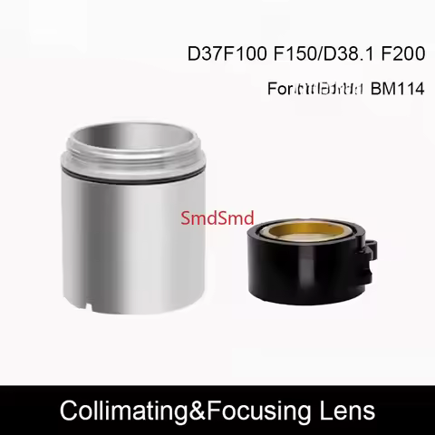 BM114/114S 0-6KW Collimating & Focusing Lens D37F100 F150 D38.1F200mm with Lens Holder for Raytools 