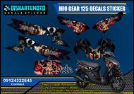 Mio Gear 125 Sticker Asta Design Sticker Only
