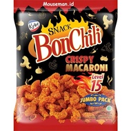 Kobe Snack BonCabe Mild Macaroni Crispy Level 15 JUMBO PACK 135gr