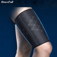 1Pcs Thigh Hamstring Compression Sleeve for Quad Pain Relief & Recovery, Thigh Support Protector Mus