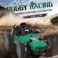 JJR/C Q73 1/20 RC Racing Car 2.4G 2WD Off Road Car Race Buggy Car Toys for Kids Adults (Green)