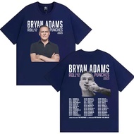 Classic F169 Bryan Adams Roll with The Punches Tour Album T Kemeja Pakaian Lelaki Fesyen Hip Hop 202