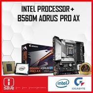 GIGABYTE B560M AORUS Pro AX B560 LGA1200 MOTHERBOARD + Intel 11TH GEN PENTIIUM / CORE I3 / I5 / I7 /