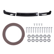 Gentlestore-Fast Ship 3 Pcs Rear Bumper Lip Spoiler Glossy Black Enhanced Aerodynamics Decorative fo