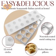 Ravioli Maker Press Mold Potsticker Meat Dumpling Maker , Ravioli Stamp Pasta Making Kit Pasta Makin