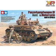 [Tamiya] 1/35 : Panzer IV Ausf F & Motorcycle "North Africa" (TA 25208)