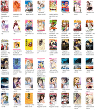 Manga Romance Story in English  e-Comics File Set-A Selection 200 comic Files Collection in USB Flas