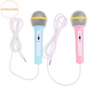 homeliving Wired Microphone Lightweight Singing Mechine Home Kids Musical Toy Easy Use No  Portable Handheld Microphone SG