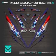 STRIPING MIO SOUL OLD MFX3/SOUL Z CARBON/STICKER SOUL OLD MX/STICKER SOUL CARBON STICKER SOUL 115