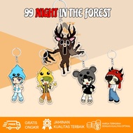 GANTUNGAN 99 NIGHT IN THE FOREST ROBLOX KEYCHAIN ROBLOX 99 NIGHT IN THE FOREST MISSING CHILD ACRYLIC