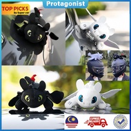 🔥HOT🔥Car Roof Helmet Skylight Exterior Decoration,Toothless Dragon Doll Plush Toy,Wings Movable Drag