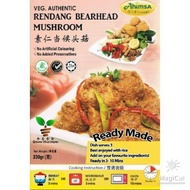 麥之素懒人包 仁当候头菇Ahimsa Vegetarian Authentic Rendang Bearhead Mushroom 230g
