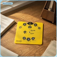 [mojotorw7] Circle of Fifths Wheel Printed Markings Music Theory Wheel Chord Chord Progression Guide