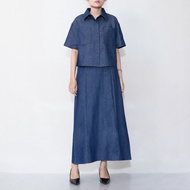 CAMBLY - Denim Set - Women's Suit - Korean Style