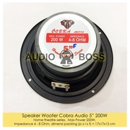 Bluetooth Speaker Woofer 5inch Cobra Audio 5" 5in 200watt 4-8 Ohm WIRELESS KARAOKE TRENDY BASS Newest Durable PORTABLE MINI Guaranteed ORIGINAL N8C9
