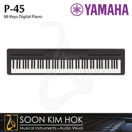 YAMAHA P-45 88 Keys Portable Grand Digital Piano (Black) (P45)