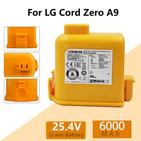 Lithium Ion Battery For LG Cord Zero EAC63382204 A9,P9,A9MAX,A9T-Ultra,A9K-PRO,A9N,A9M,A9S,A9 Plus,A